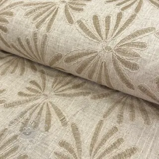 Viscose met linnen Desert flowers design En