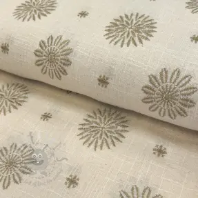 Katoenen stof EMBROIDERY Sofia design A