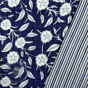 Katoenen stof QUILT Gange indigo