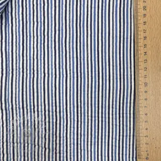 Katoenen stof QUILT Gange indigo