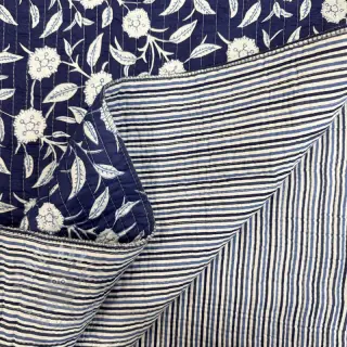 Katoenen stof QUILT Gange indigo
