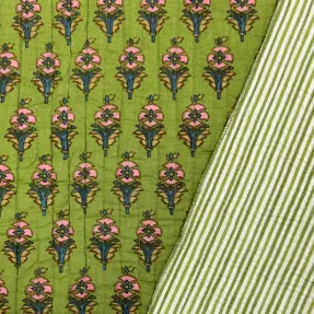 Bavlnená látka QUILT Gange vert