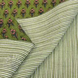 Katoenen stof QUILT Gange vert