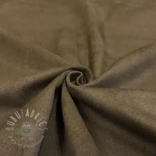 Suèdestof SUEDE LUX STRETCH dark brown