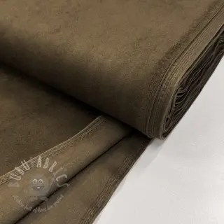 Suèdestof SUEDE LUX STRETCH dark brown