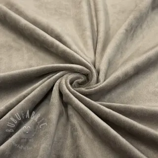 Fluweel VELVET STRETCH taupe