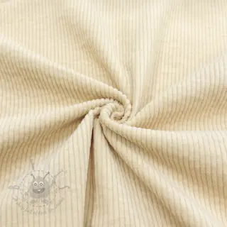 Ribfluweel 6W WASHED STRETCH butter