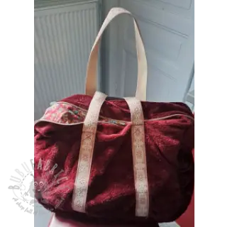 Kunstbont SMOOTH bordeaux