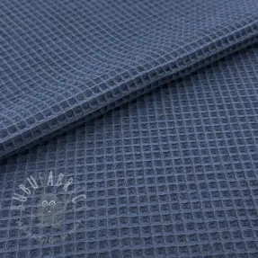 Katoen met wafelbinding dark jeans