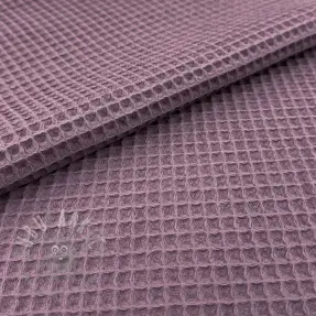 Katoen met wafelbinding mulberry