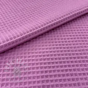 Katoen met wafelbinding pink