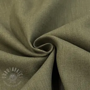 Voorgewassen linnen dark moss green