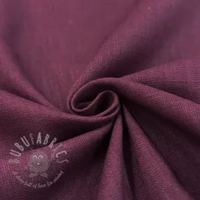 Voorgewassen linnen wine red