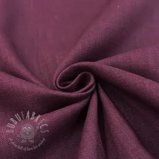 Voorgewassen linnen wine red