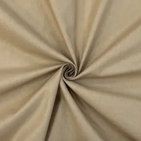 Bavlnený popelín dark beige