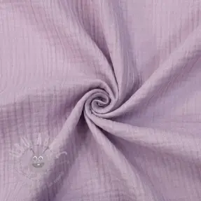 Dubbelgaas/mousseline soft lilac