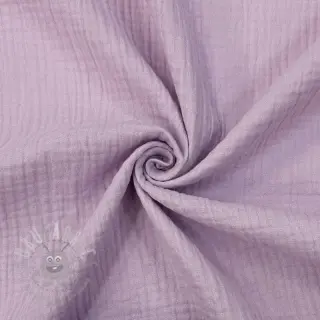 Dubbelgaas/mousseline soft lilac
